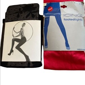 2 new set’s of tights 1 red 1 black